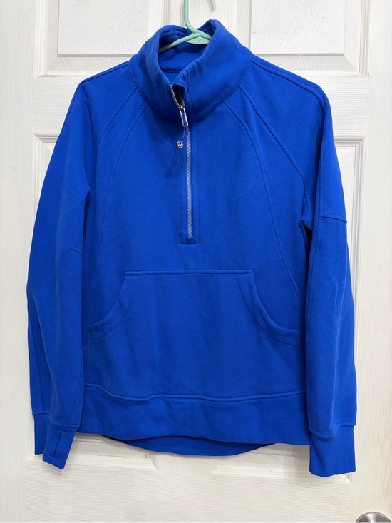 Tops - Lululemon Blue Quarter-Zip Pullover hoodie women’s size XS/Small